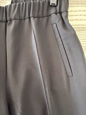 Michael Kors Collection Black Wide-Leg Pants